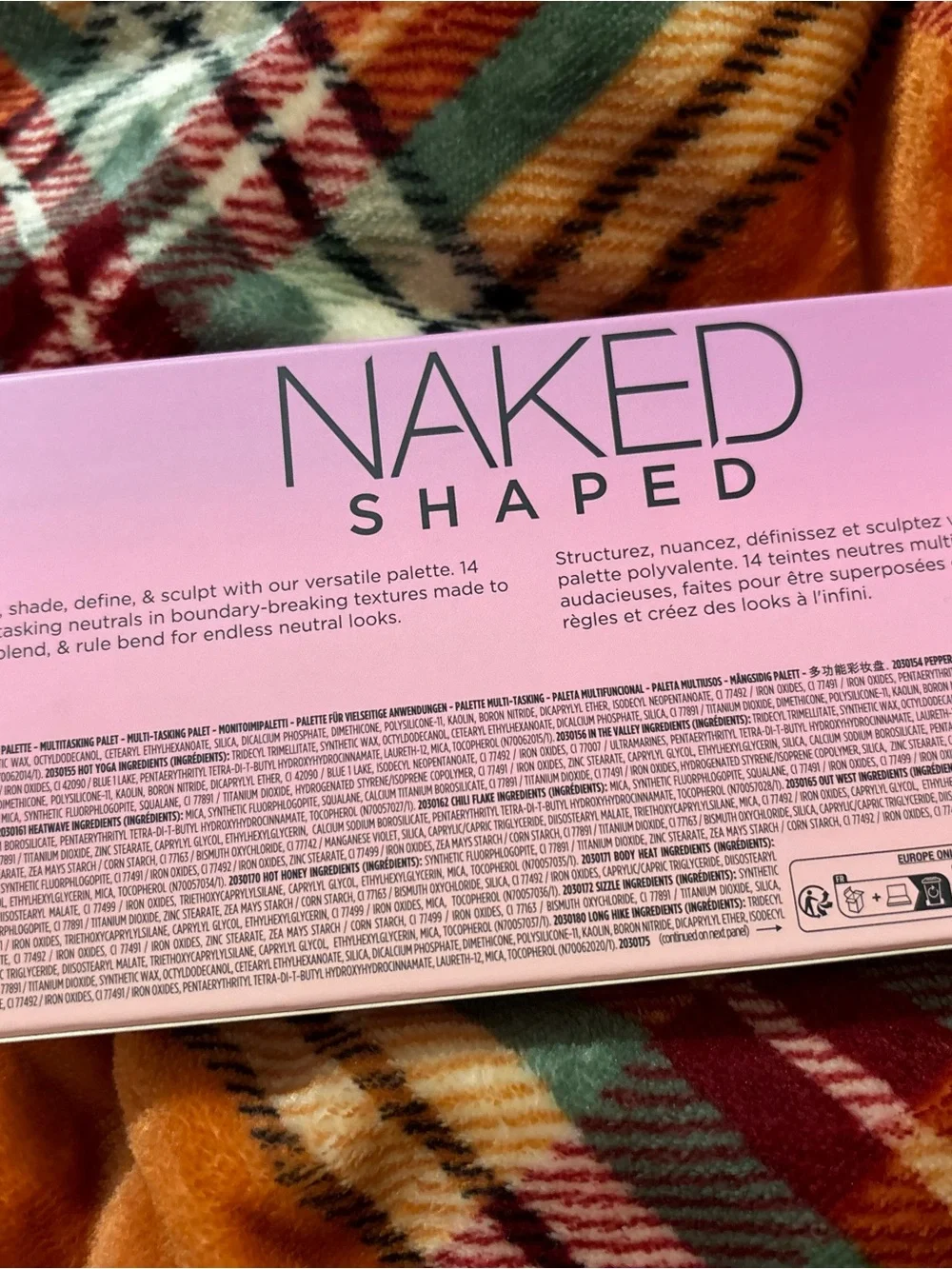 Urban Decay Naked Shaped Multi-Tasking Eyeshadow Palette - Warm NWOT